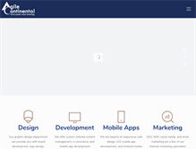 Tablet Screenshot of agilecontinental.com